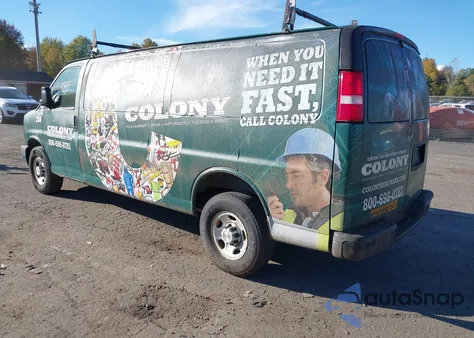 2016 Chevrolet Express 2500 Work Van z USA, uszkodzony, nr VIN 1GCWGBFF4G1319161